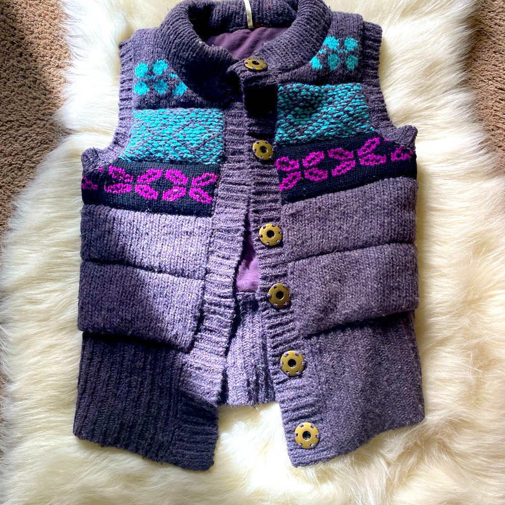Free People quilted sweater vest